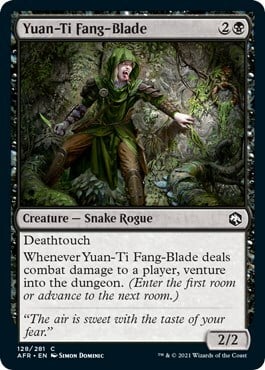 Yuan-Ti Fang-Blade Card Front