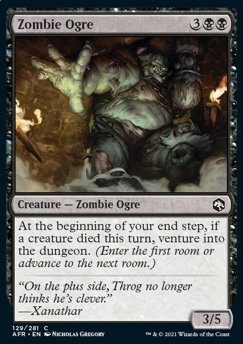 Zombie Ogre Card Front