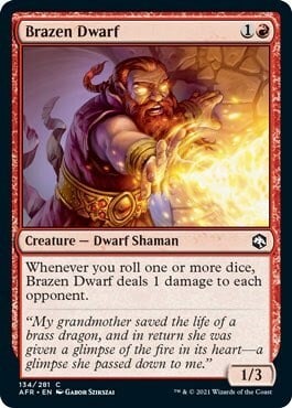 Brazen Dwarf Card Front