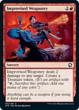 Improvised Weaponry Card Front