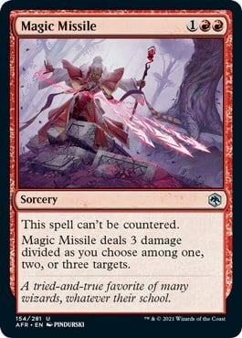 Magic Missile Card Front
