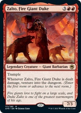 Zalto, Fire Giant Duke Card Front