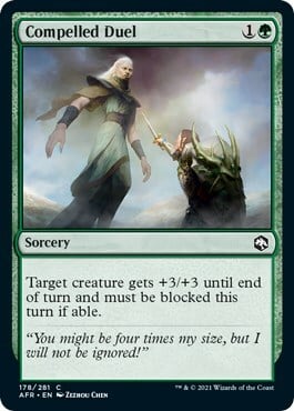 Compelled Duel Card Front