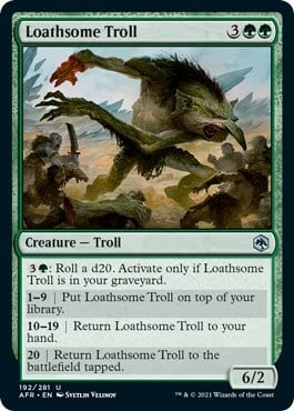 Loathsome Troll Card Front