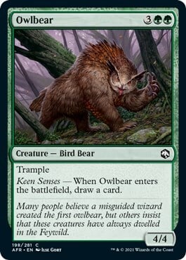 Owlbear Card Front