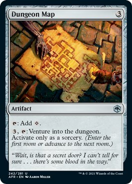 Mappa del Dungeon Card Front