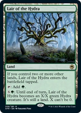 Lair of the Hydra Card Front