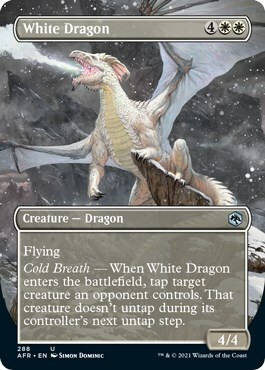 Dragón blanco Frente