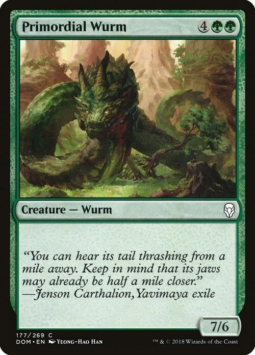 Wurm Primordiale Card Front