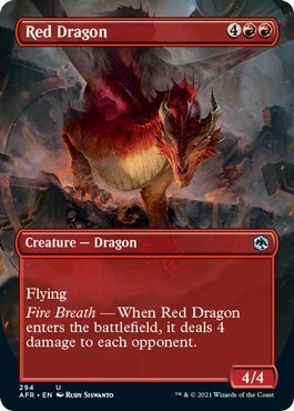 Red Dragon Card Front