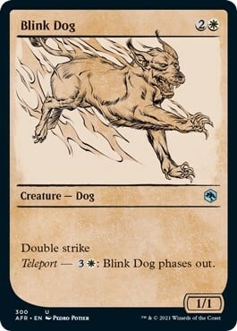 Blink Dog Card Front