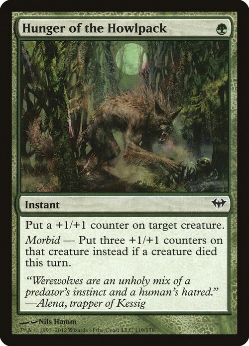 Hunger of the Howlpack Card Front