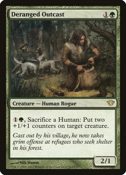 Deranged Outcast Card Front