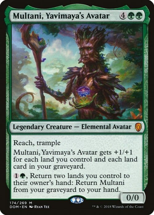 Multani, Yavimaya's Avatar Card Front