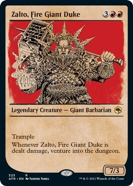 Zalto, Fire Giant Duke Card Front