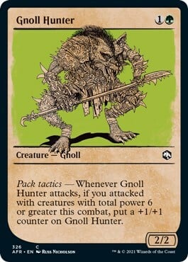 Gnoll Hunter Card Front