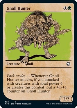 Gnoll Hunter Card Front