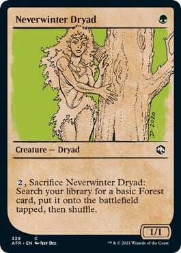 Neverwinter Dryad Card Front