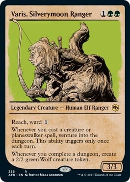 Varis, Silverymoon Ranger Card Front