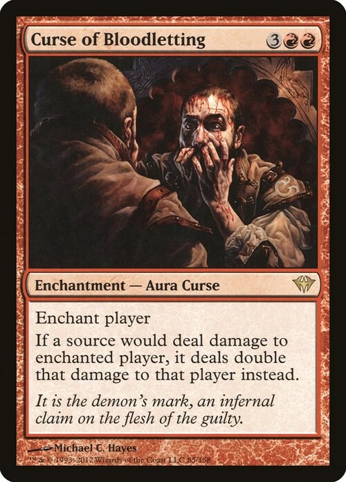 Curse of Bloodletting Card Front