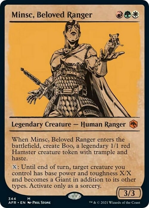 Minsc, Beloved Ranger Card Front