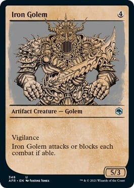 Iron Golem Card Front