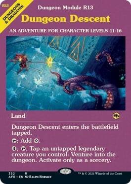 Discesa nel Dungeon Card Front