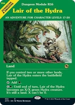 Lair of the Hydra Card Front