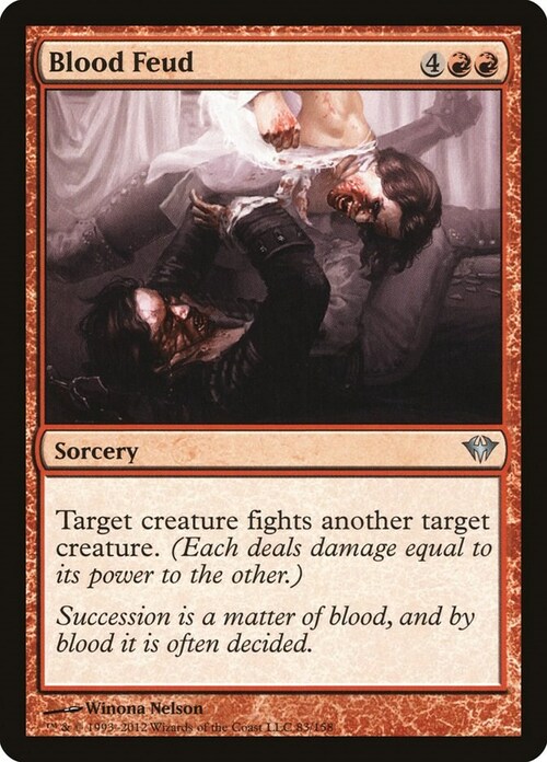 Blood Feud Card Front