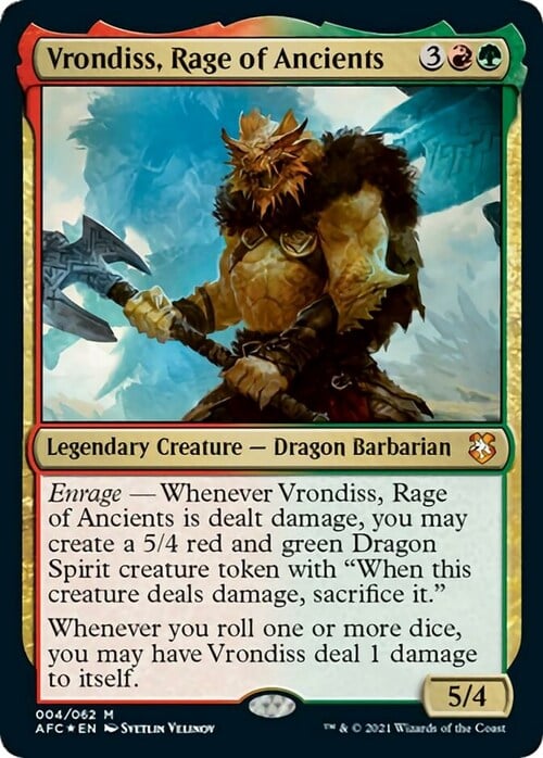 Vrondiss, Rage of Ancients Card Front