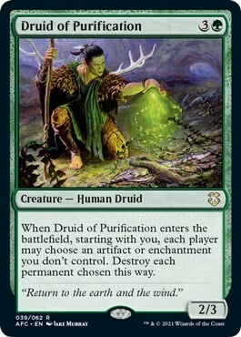 Druid of Purification Card Front