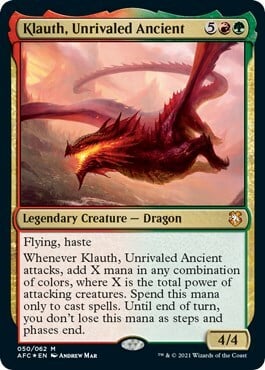 Klauth, Unrivaled Ancient Card Front