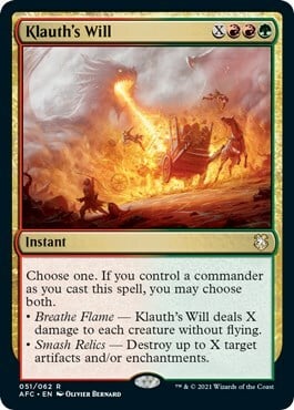 Klauth's Will Card Front
