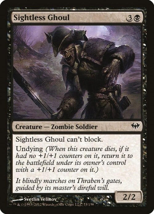 Sightless Ghoul Card Front