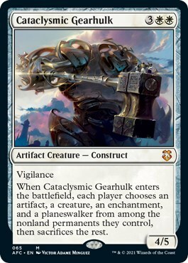 Cataclysmic Gearhulk Card Front