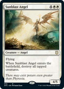 Sunblast Angel Card Front