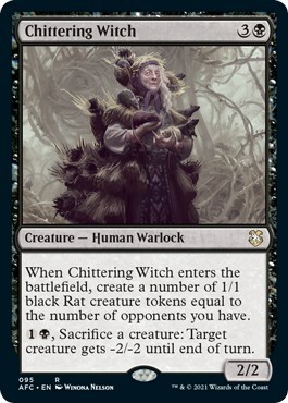 Chittering Witch Card Front