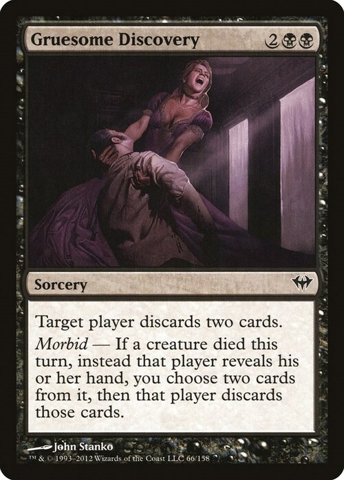 Gruesome Discovery Card Front