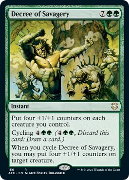Decree of Savagery Card Front