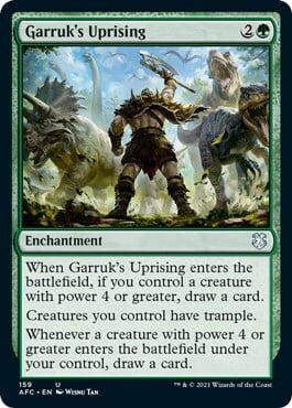 Garruk's Uprising Card Front