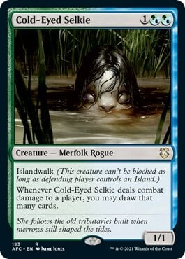 Cold-Eyed Selkie Card Front