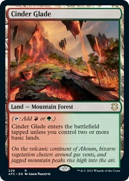 Cinder Glade Card Front
