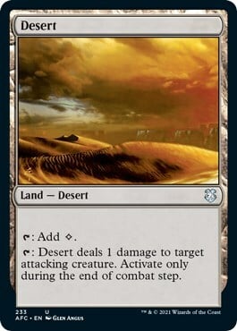 Desert Card Front