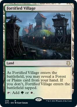 Villaggio Fortificato Card Front
