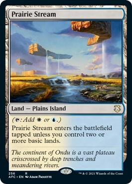 Prairie Stream Card Front