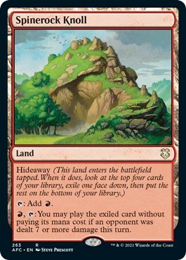 Spinerock Knoll Card Front