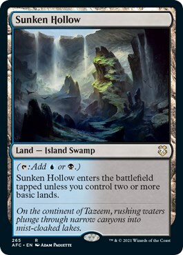 Sunken Hollow Card Front