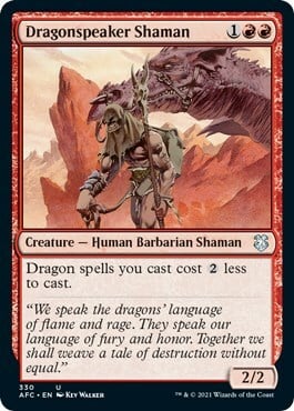 Dragonspeaker Shaman Card Front