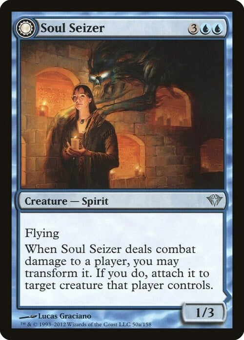 Soul Seizer // Ghastly Haunting Card Front