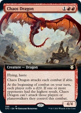 Chaos Dragon Card Front